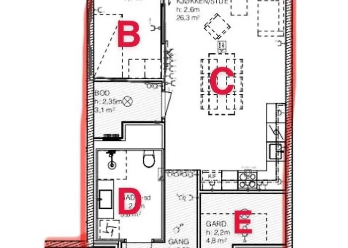 דירה Modern 2 Bedrooms & Private Balcony *